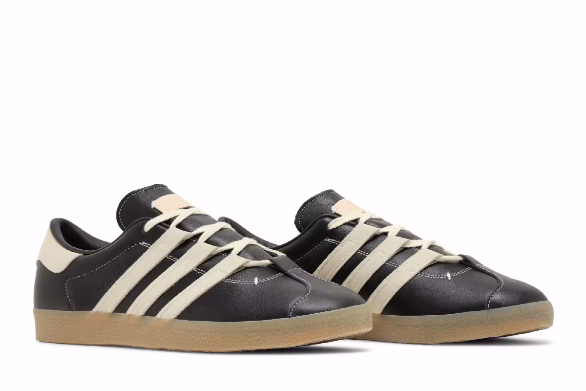 Foot Industry x adidas Gazelle Black Cream White, view 9