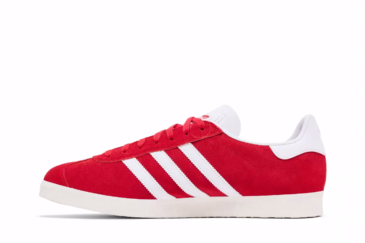 adidas Gazelle Scarlet White, view 4