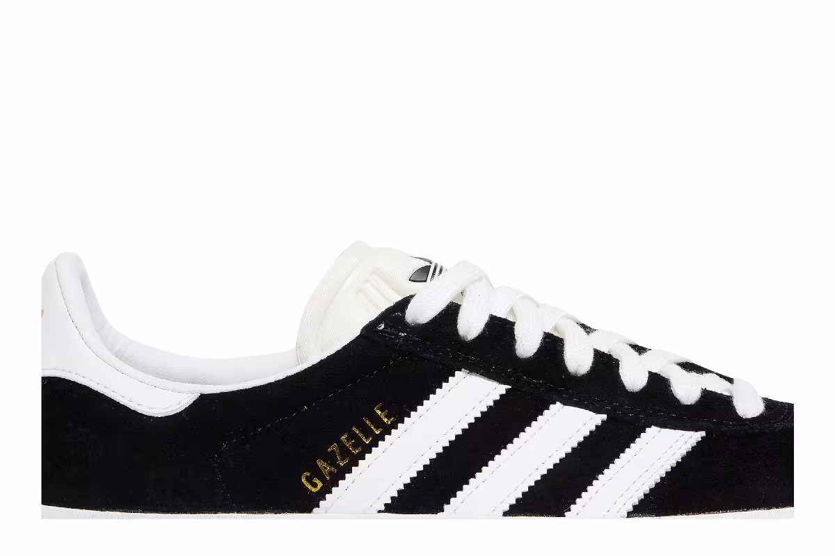 adidas Gazelle ADV Black White, view 3