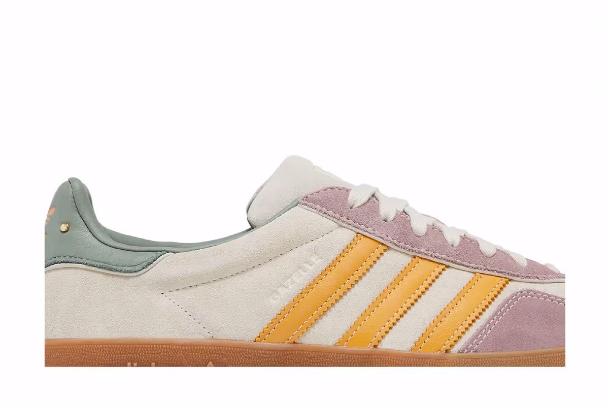 adidas Gazelle Indoor Off White Preloved Yellow, view 3