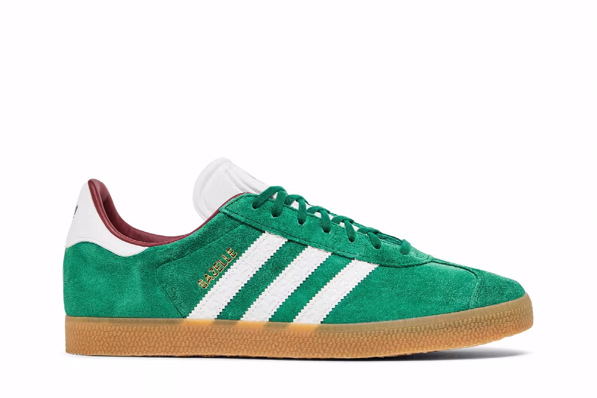 adidas Gazelle Collegiate Green Gum, view 2