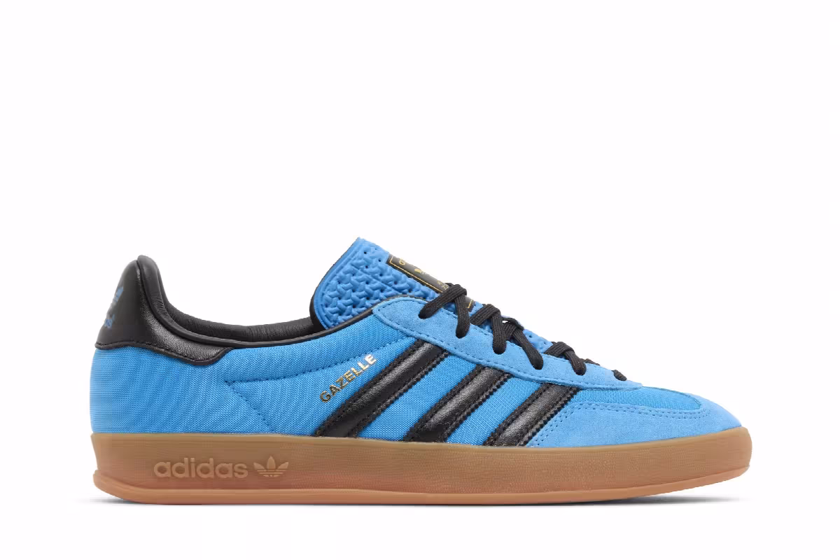 adidas Gazelle Indoor Bright Blue Gum, view 2