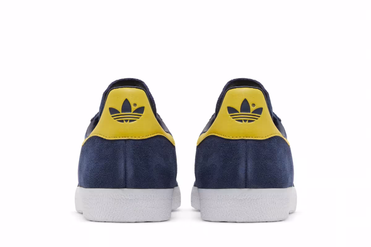 Arsenal FC x adidas Gazelle Collegiate Navy Tribe Yellow, view 7