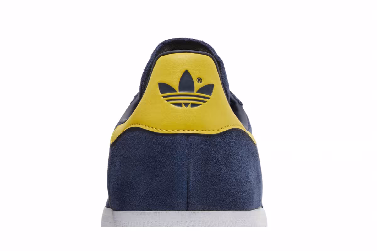 Arsenal FC x adidas Gazelle Collegiate Navy Tribe Yellow, view 8