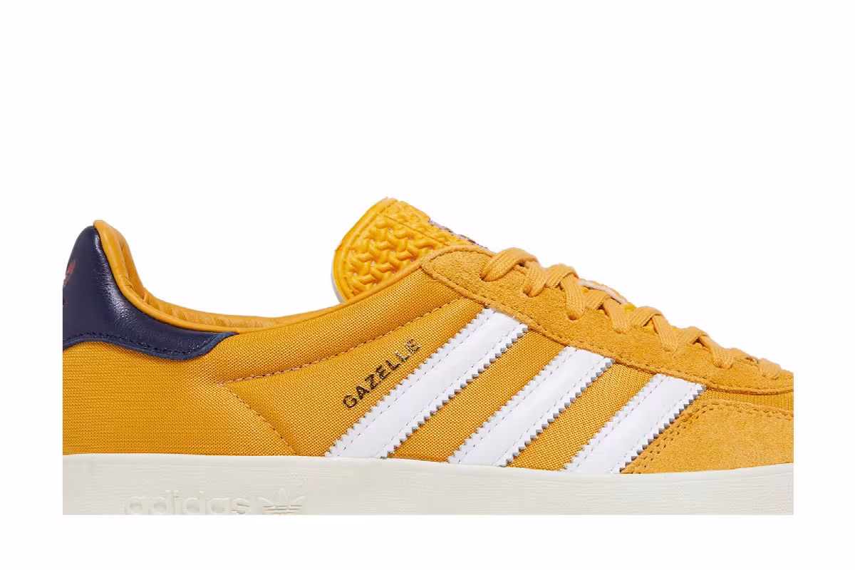 adidas Gazelle Indoor Preloved Yellow Dark Blue, view 3