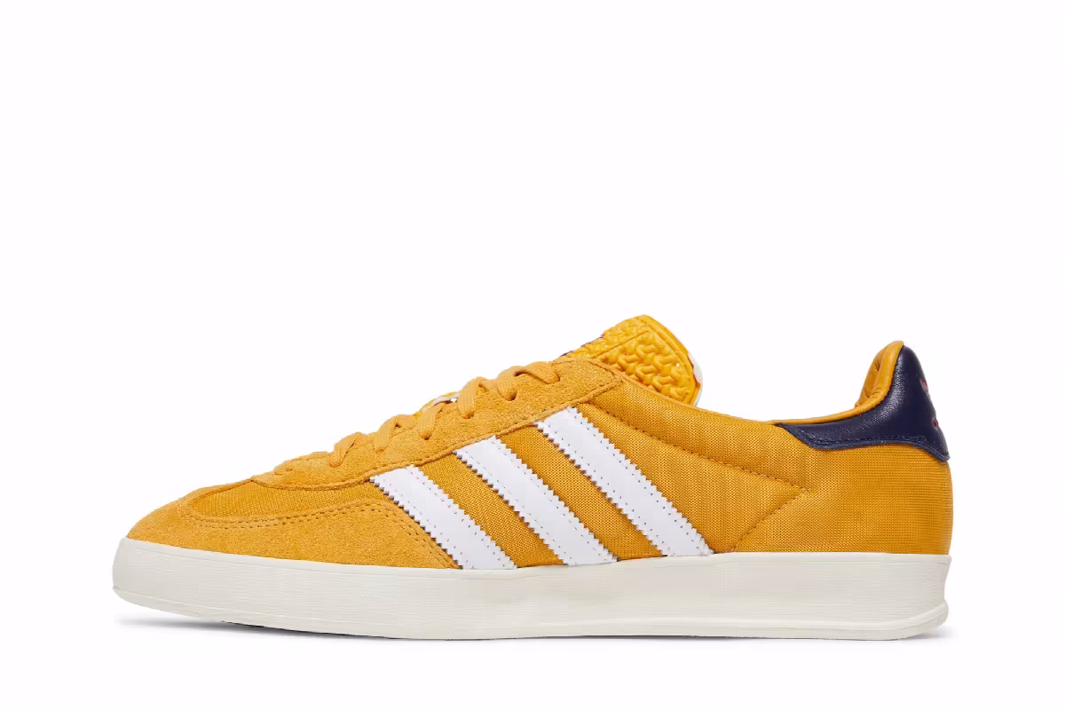 adidas Gazelle Indoor Preloved Yellow Dark Blue, view 4