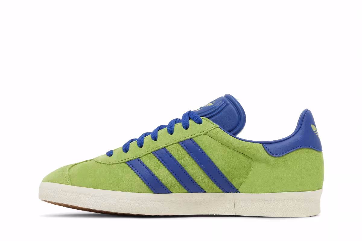 adidas Gazelle Lime Blue, view 4