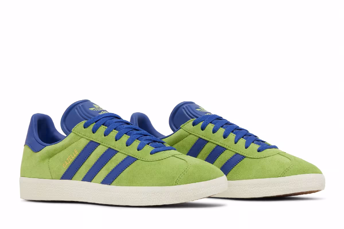 adidas Gazelle Lime Blue, view 9
