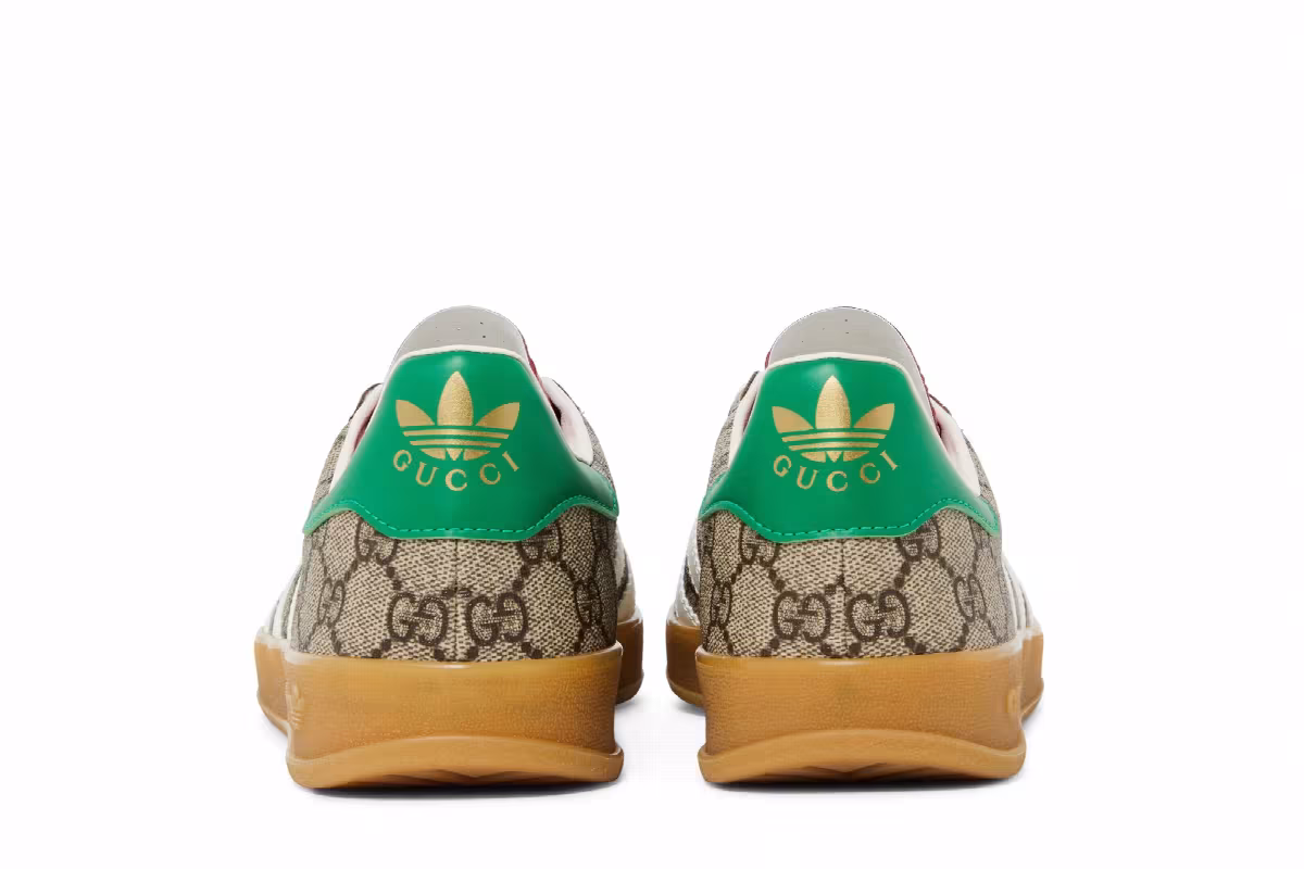Gucci x adidas Gazelle Beige GG Monogram, view 7
