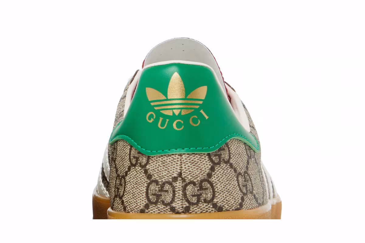 Gucci x adidas Gazelle Beige GG Monogram, view 8
