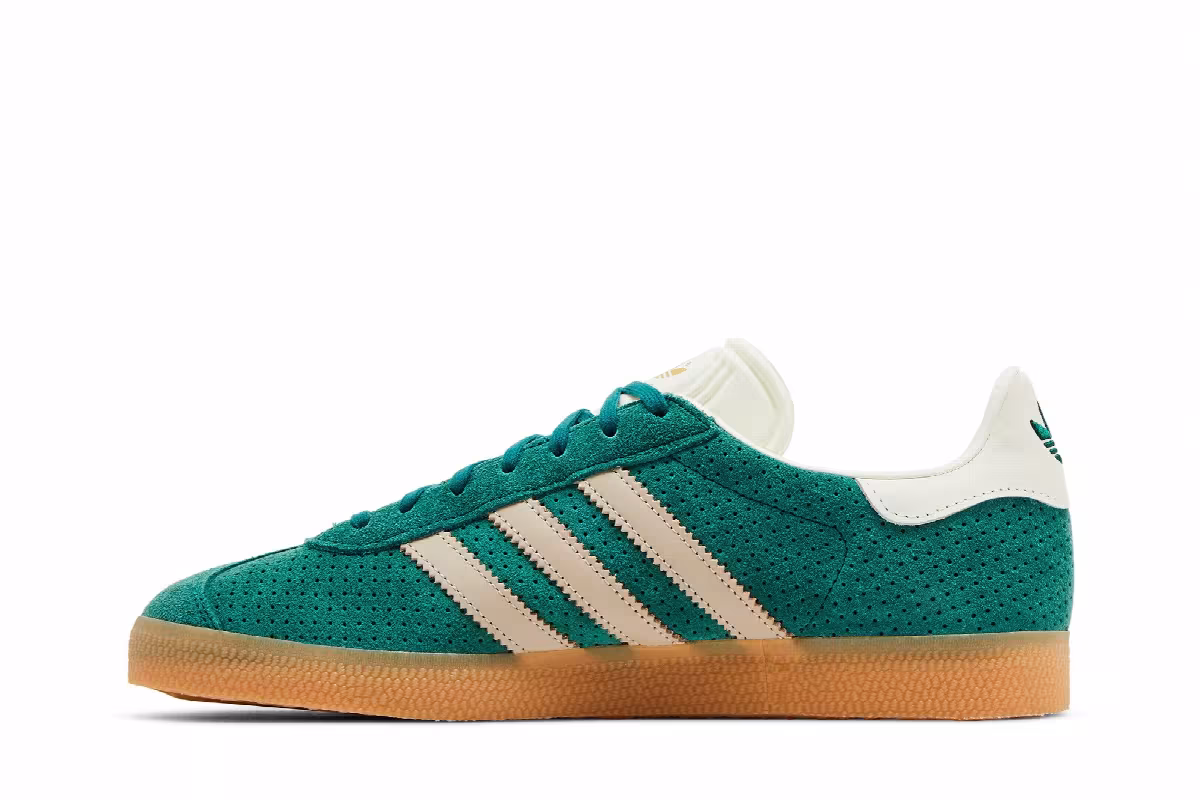 adidas Gazelle Collegiate Green Beige, view 4