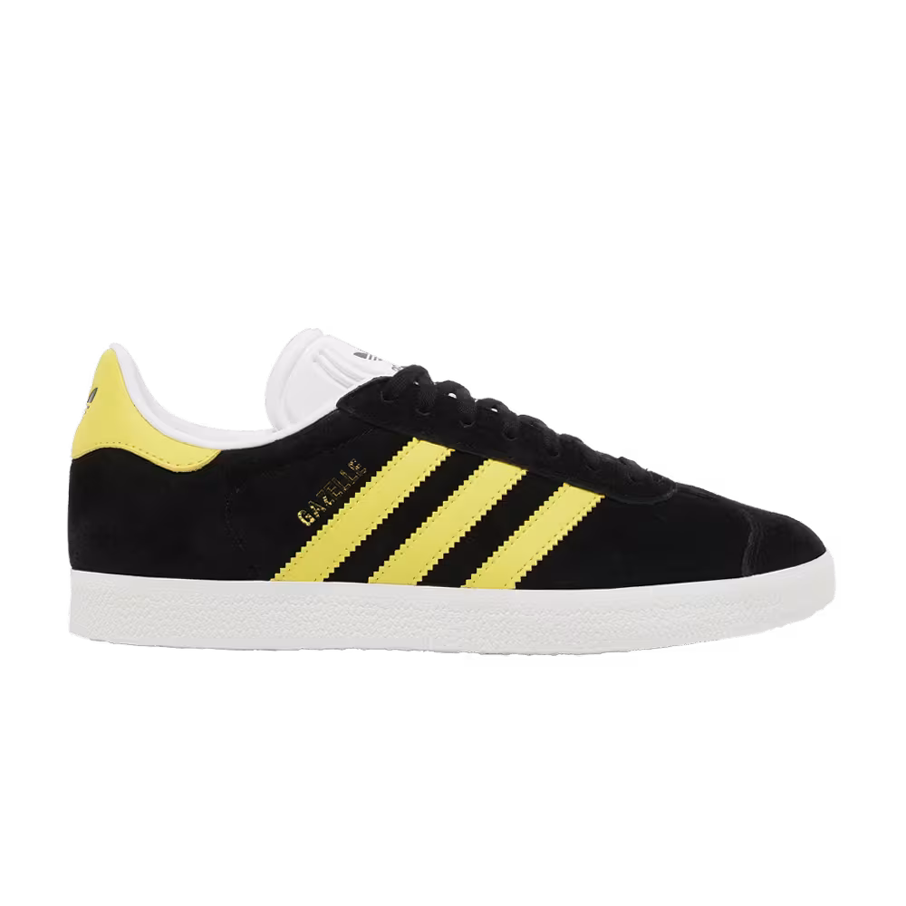 Adidas Gazelle Black Impact Yellow