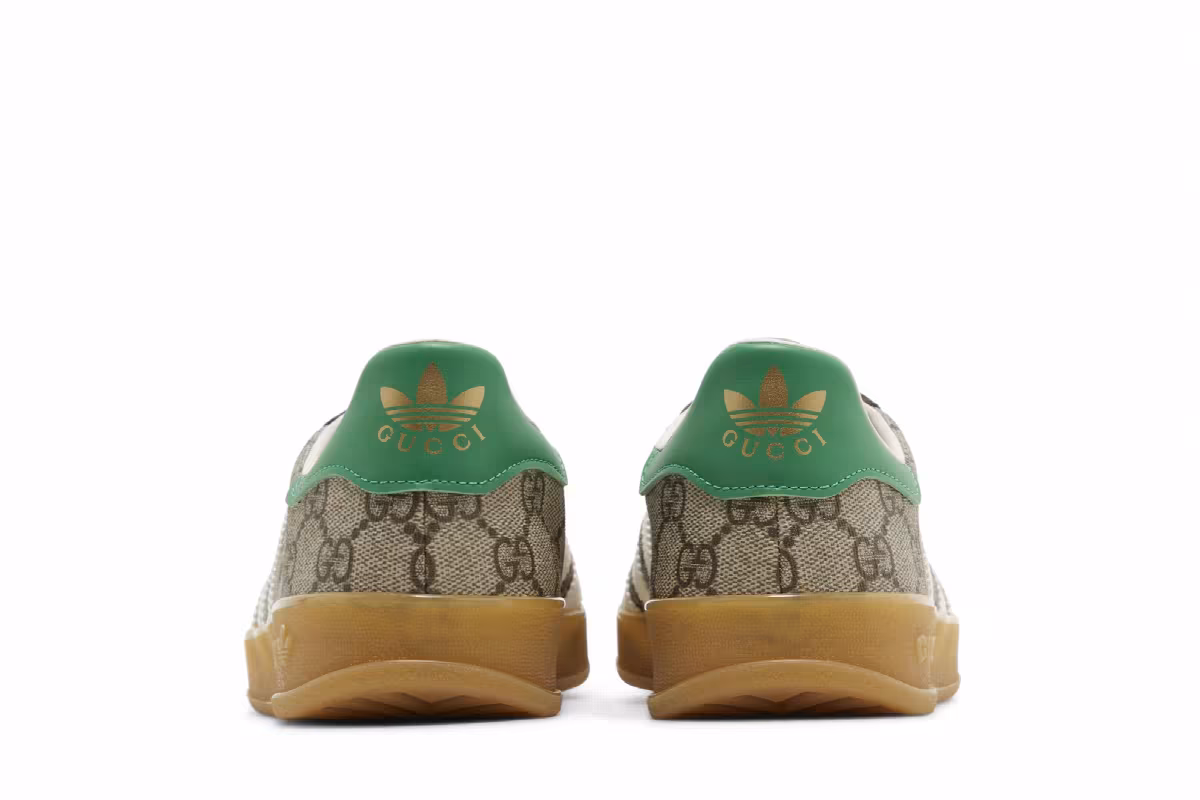 Gucci x adidas Women's Gazelle Beige GG Monogram, view 7