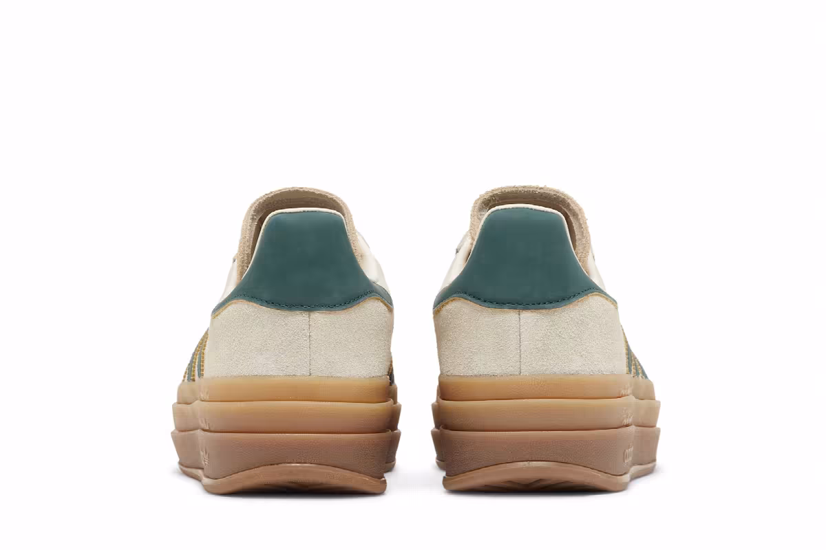 adidas Women's Gazelle Bold Cream Collegiate Green, view 7