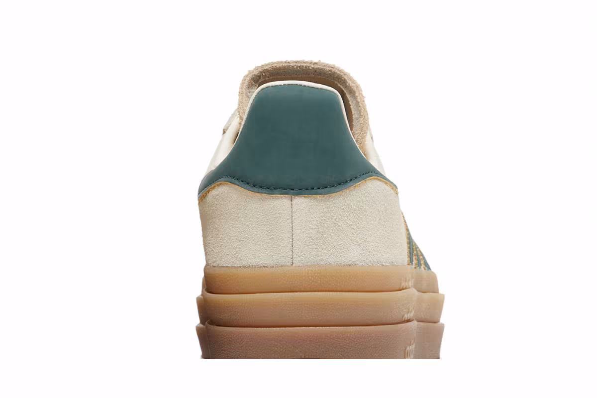 adidas Women's Gazelle Bold Cream Collegiate Green, view 8