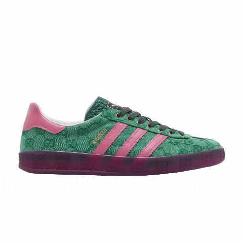 Gucci x adidas Wmns Gazelle 'Green GG Monogram'