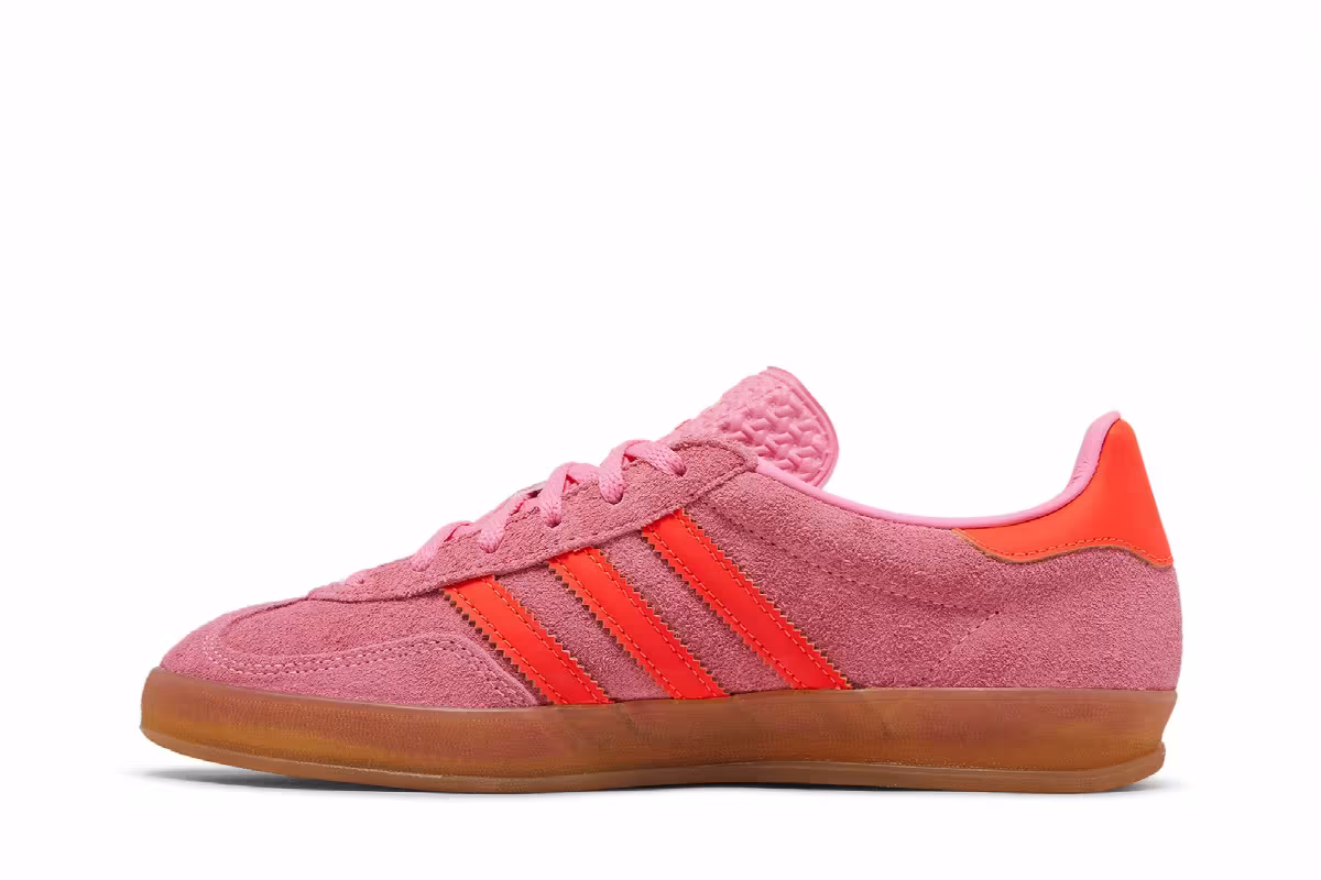 adidas Women's Gazelle Indoor Beam Pink Solar Red, view 4