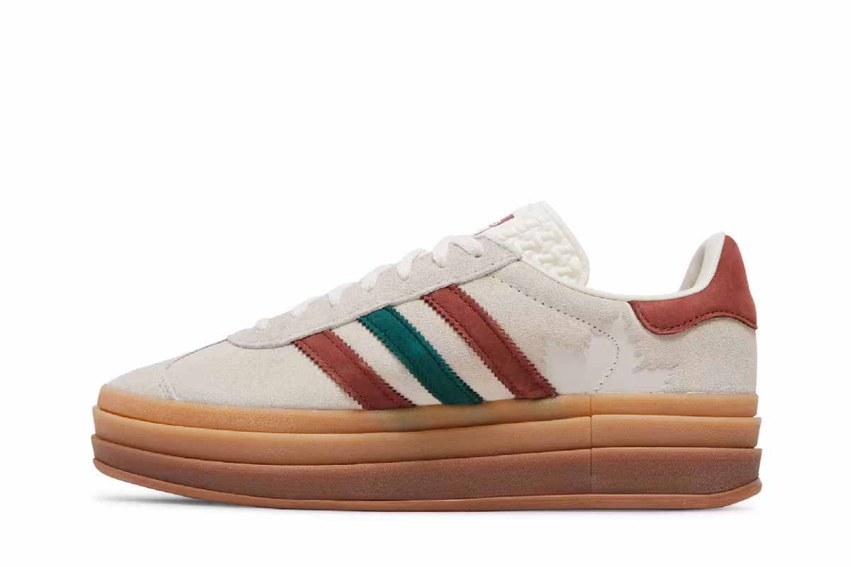 adidas Women's Gazelle Bold Maple Leaf, view 4