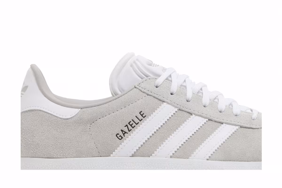 adidas Women's Gazelle Grey White, view 3