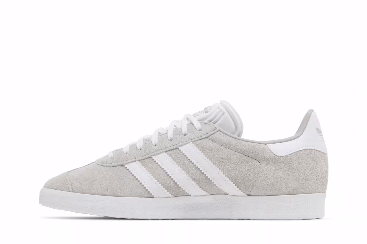 adidas Women's Gazelle Grey White, view 4