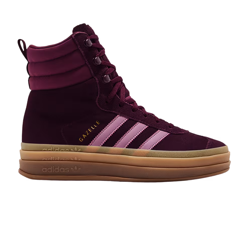 adidas Women's Gazelle Boot Maroon Gum