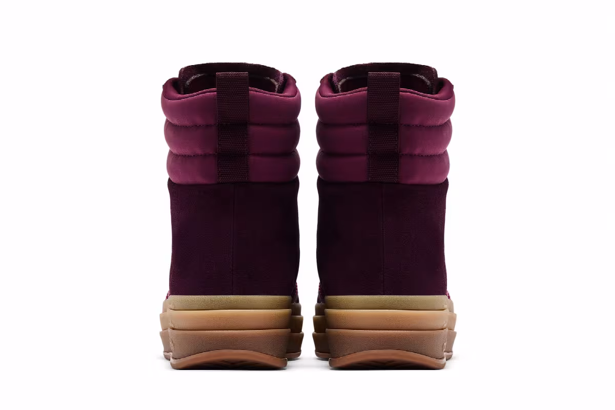 adidas Women's Gazelle Boot Maroon Gum, view 7