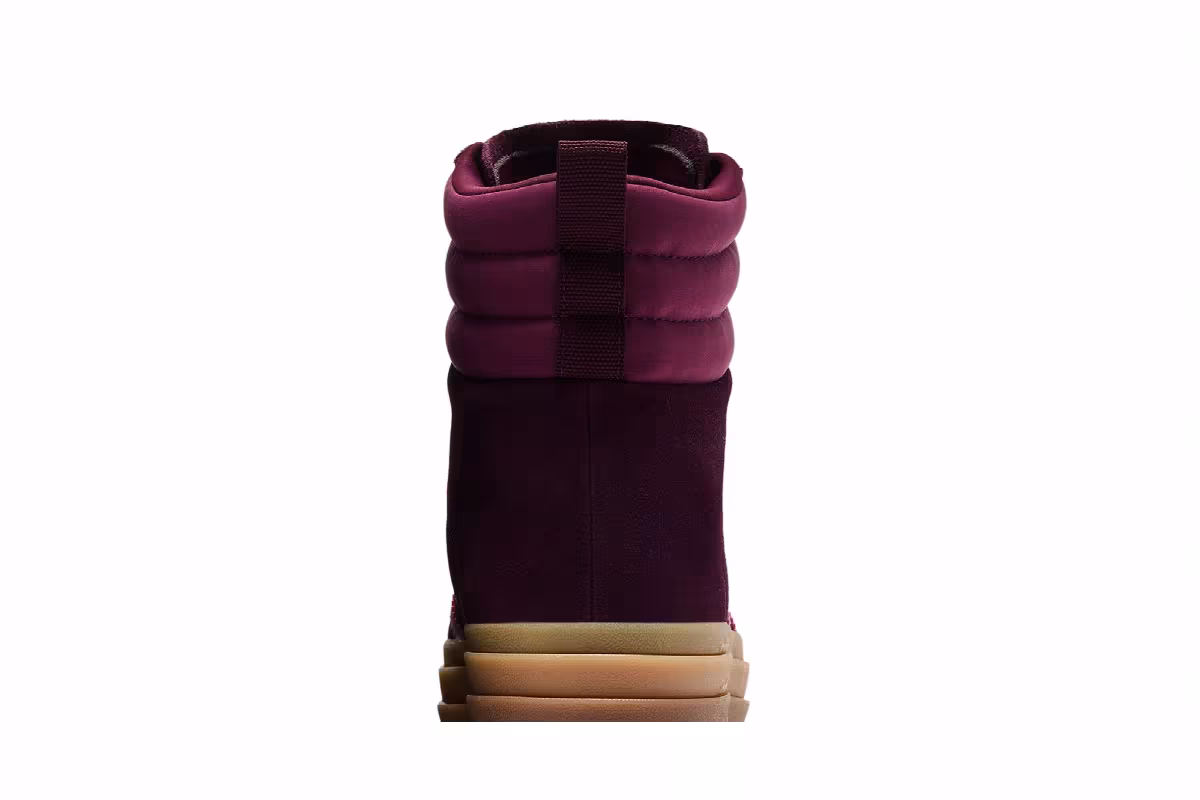 adidas Women's Gazelle Boot Maroon Gum, view 8