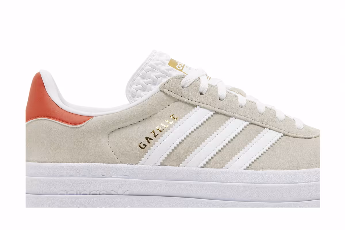 adidas Women's Gazelle Bold Wonder Beige Orange, view 3
