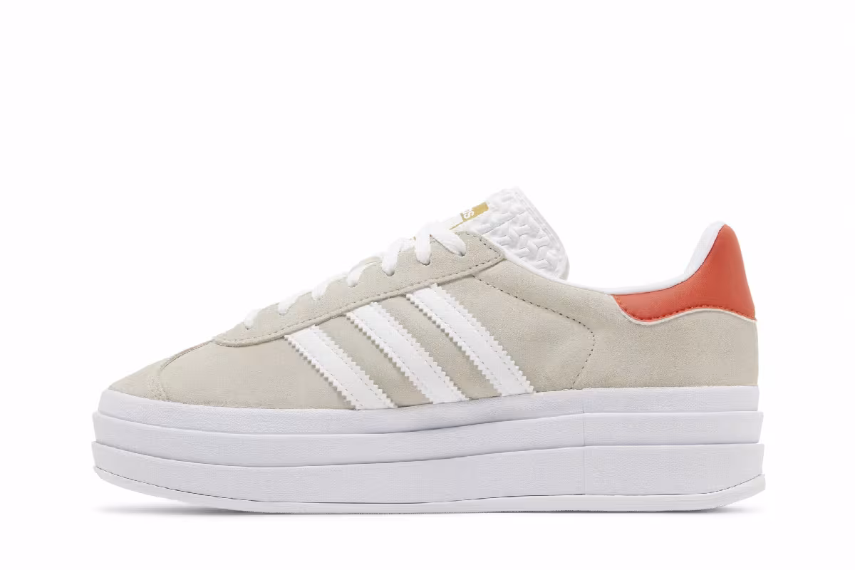adidas Women's Gazelle Bold Wonder Beige Orange, view 4