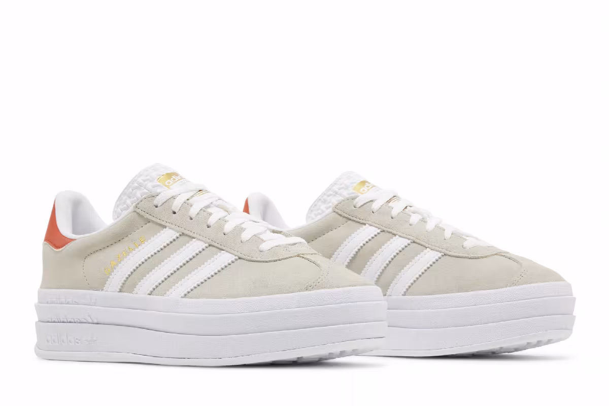 adidas Women's Gazelle Bold Wonder Beige Orange, view 9