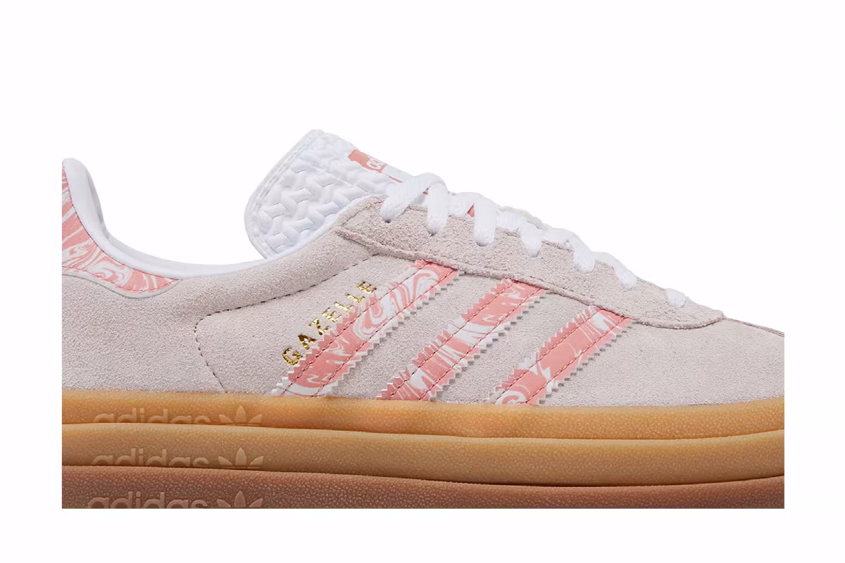 adidas Women's Gazelle Bold Putty Mauve Marble, view 3