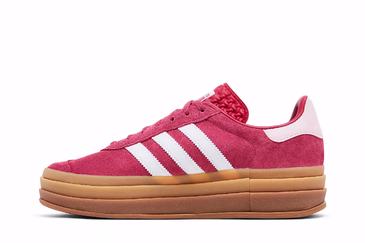 adidas Women's Gazelle Bold Wild Pink Gum, view 4