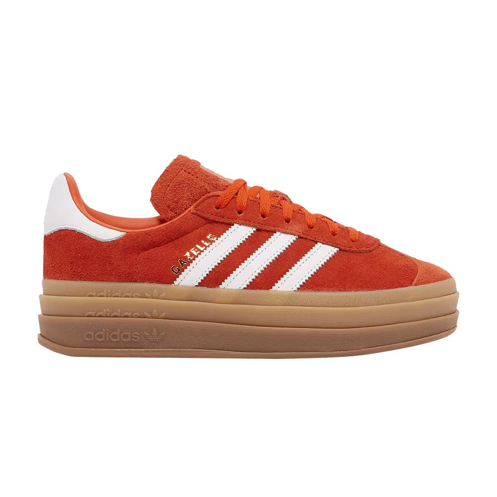 adidas Women's Gazelle Bold Collegiate Orange Gum