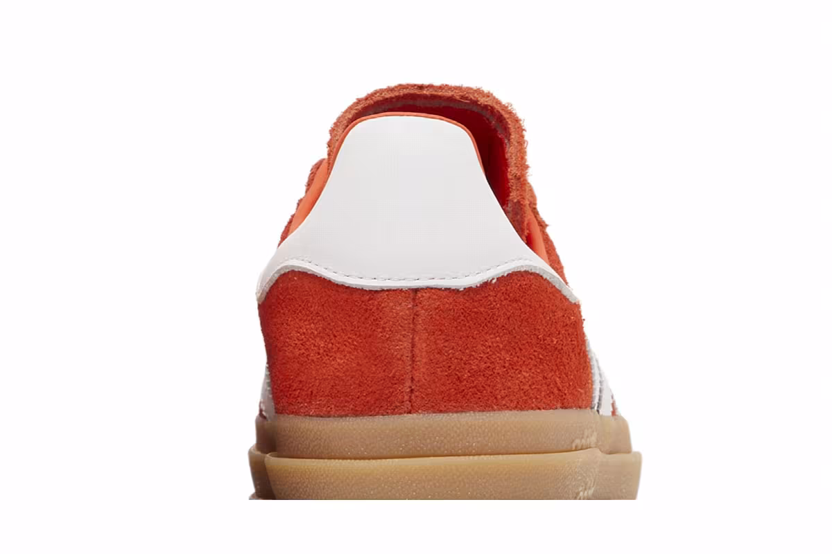 adidas Women's Gazelle Bold Collegiate Orange Gum, view 8