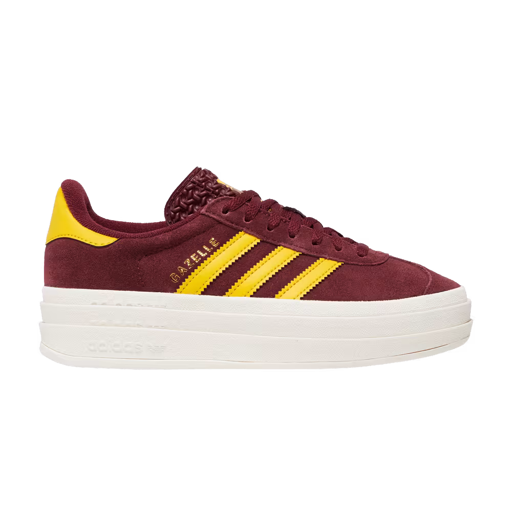 adidas Women's Gazelle Bold Shadow Red Gold