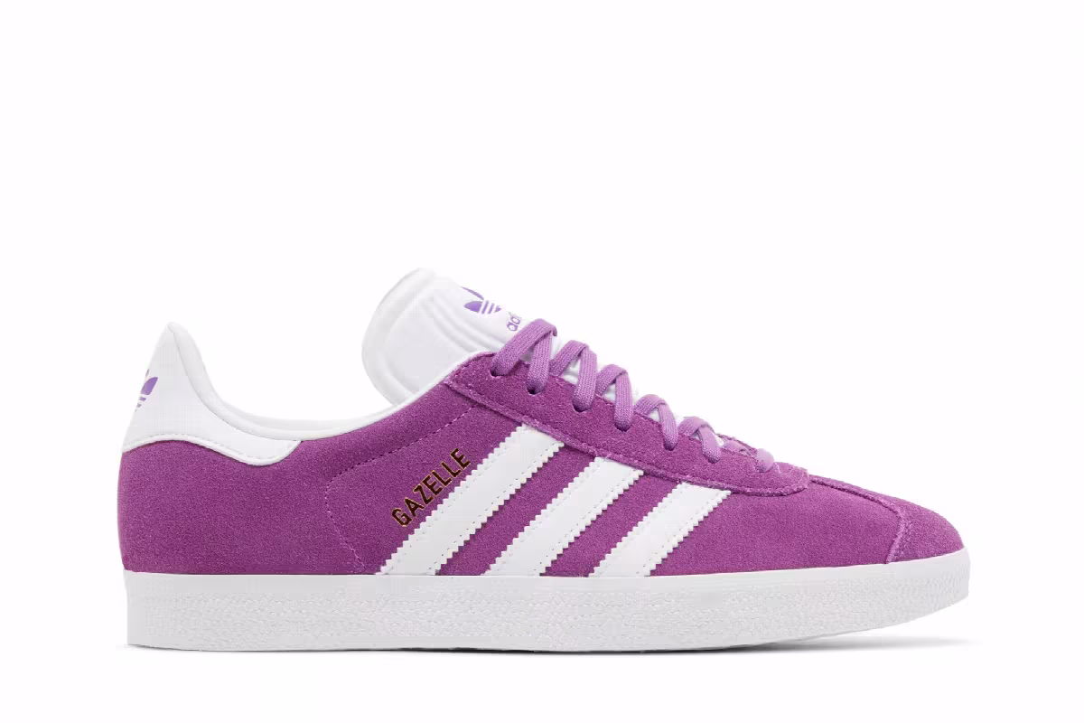 Adidas Women's Gazelle Shock Purple, view 2