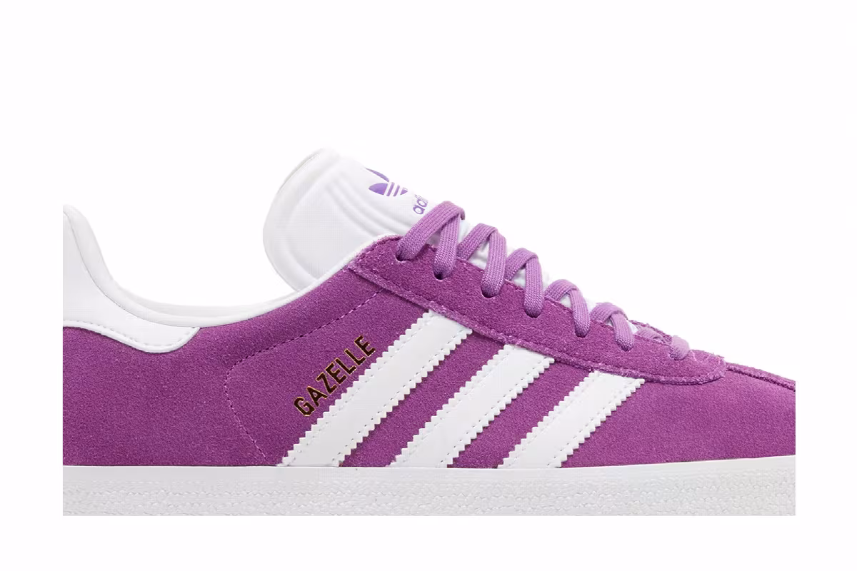 Adidas Women's Gazelle Shock Purple, view 3