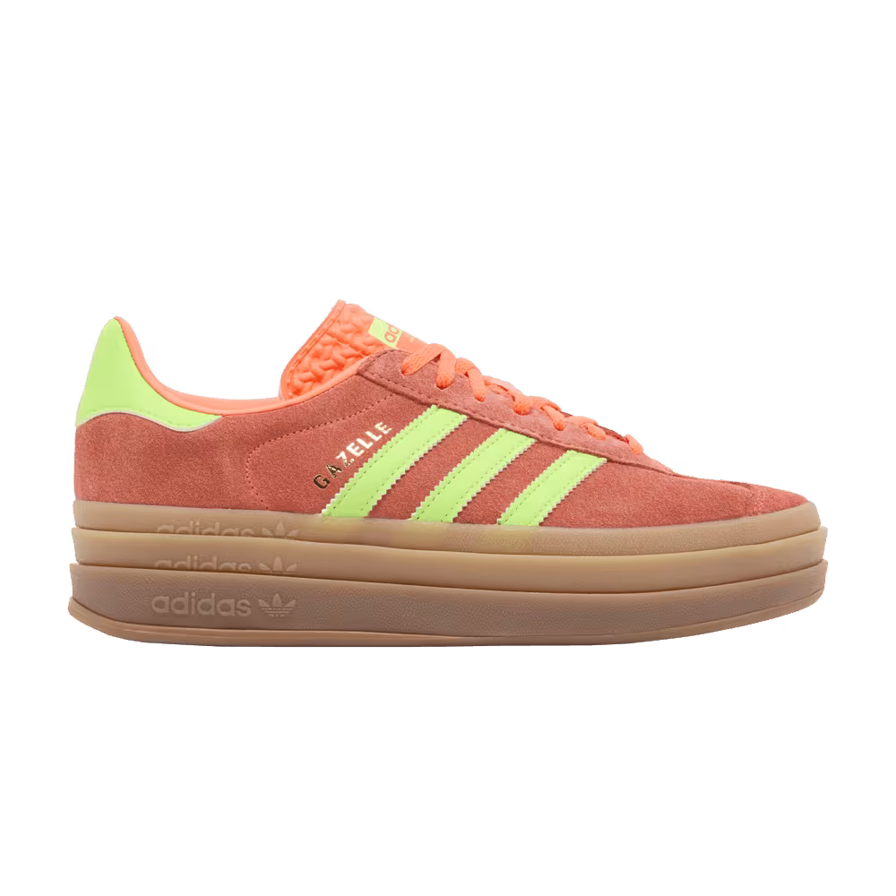 adidas Women's Gazelle Bold Solar Orange Green