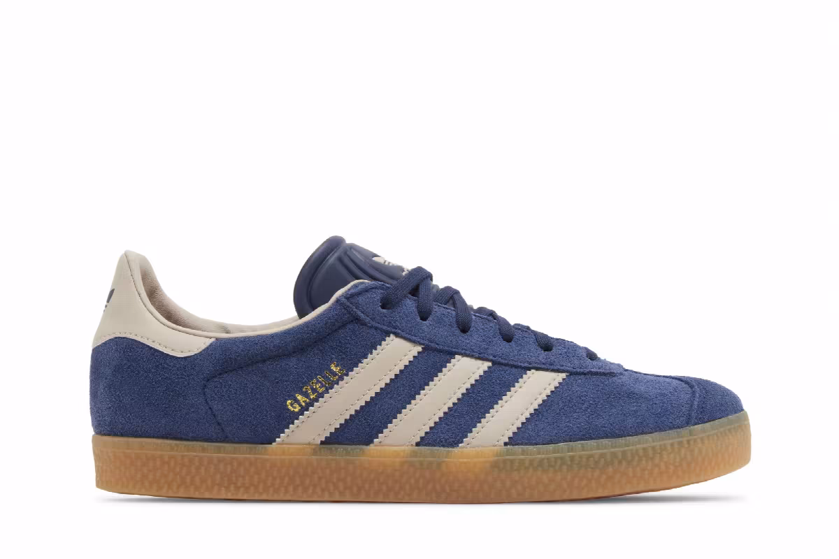 adidas Gazelle J Night Indigo Taupe, view 2