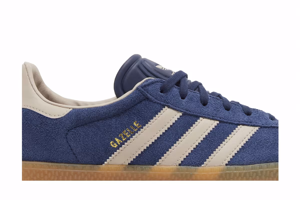 adidas Gazelle J Night Indigo Taupe, view 3