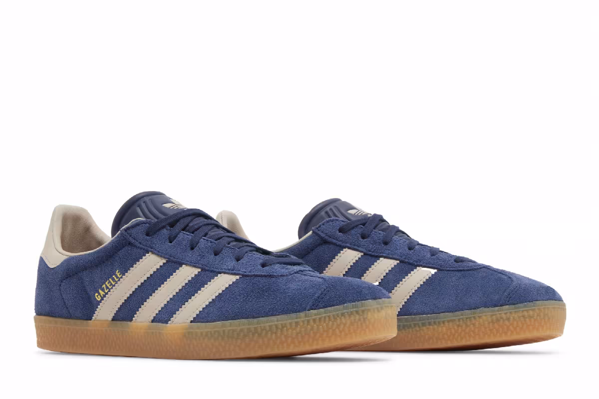 adidas Gazelle J Night Indigo Taupe, view 9