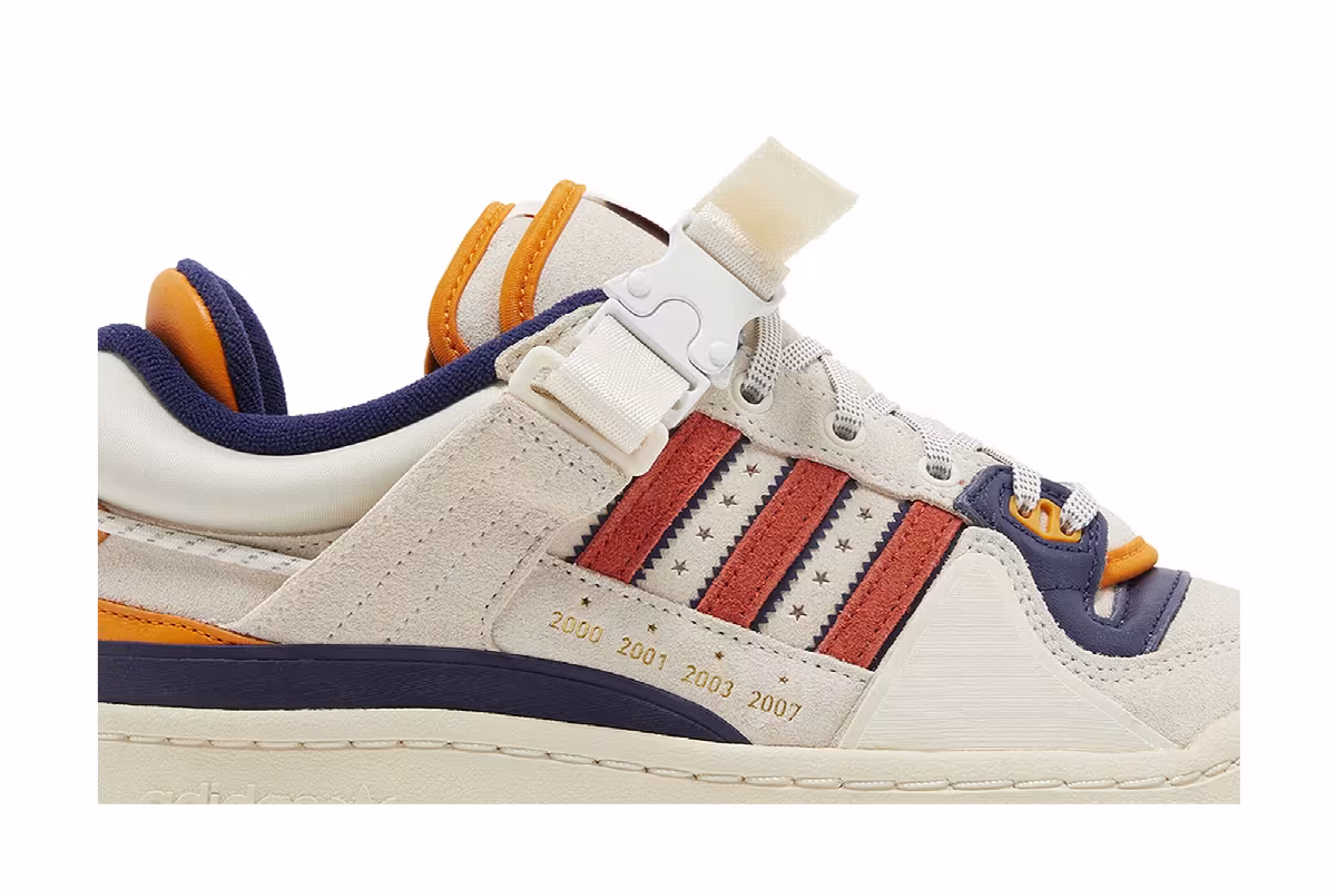 Bad Bunny x adidas Forum Buckle Low Cangrejeros, view 3