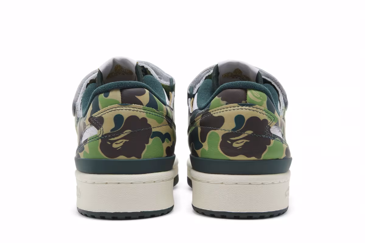 BAPE x adidas Forum Low 84 30th Anniversary - Green, view 7