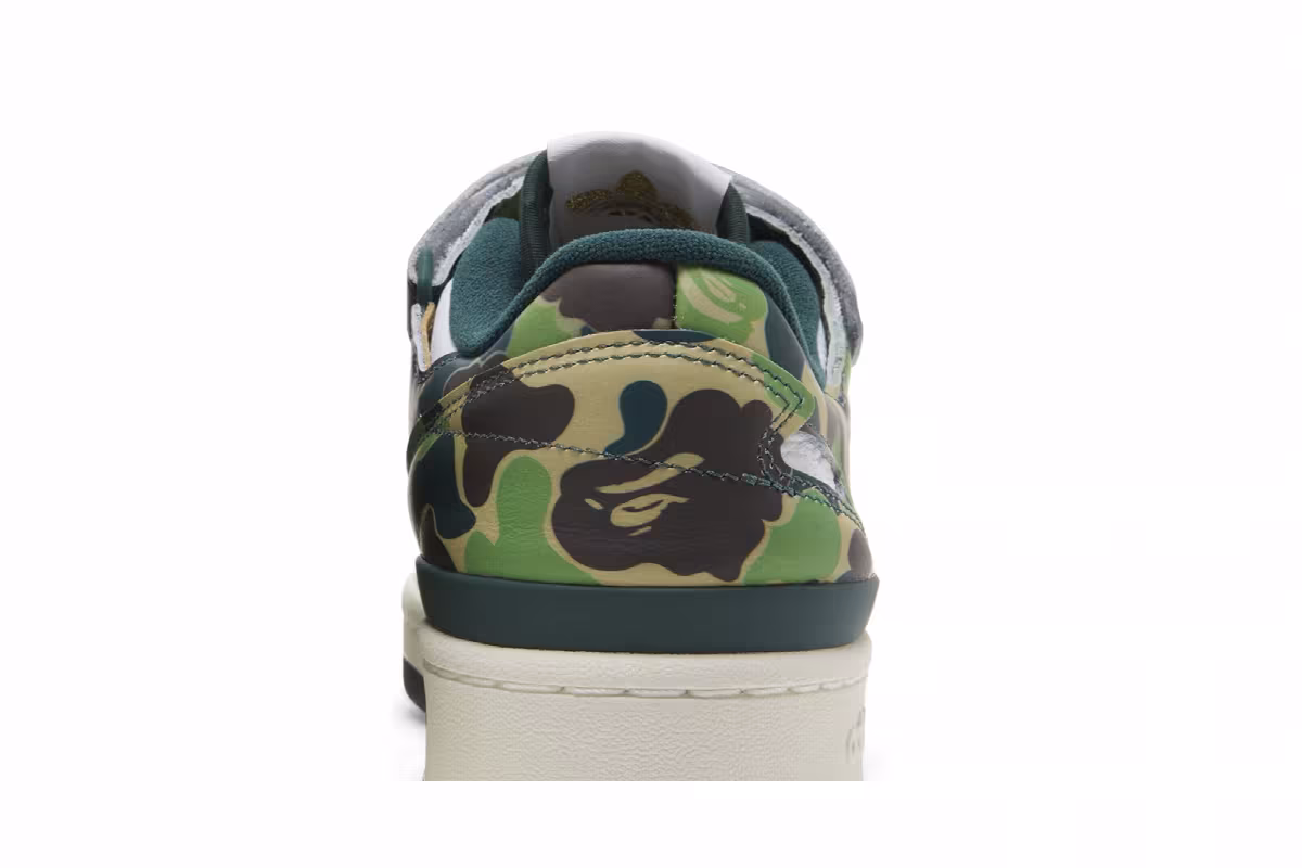 BAPE x adidas Forum Low 84 30th Anniversary - Green, view 8