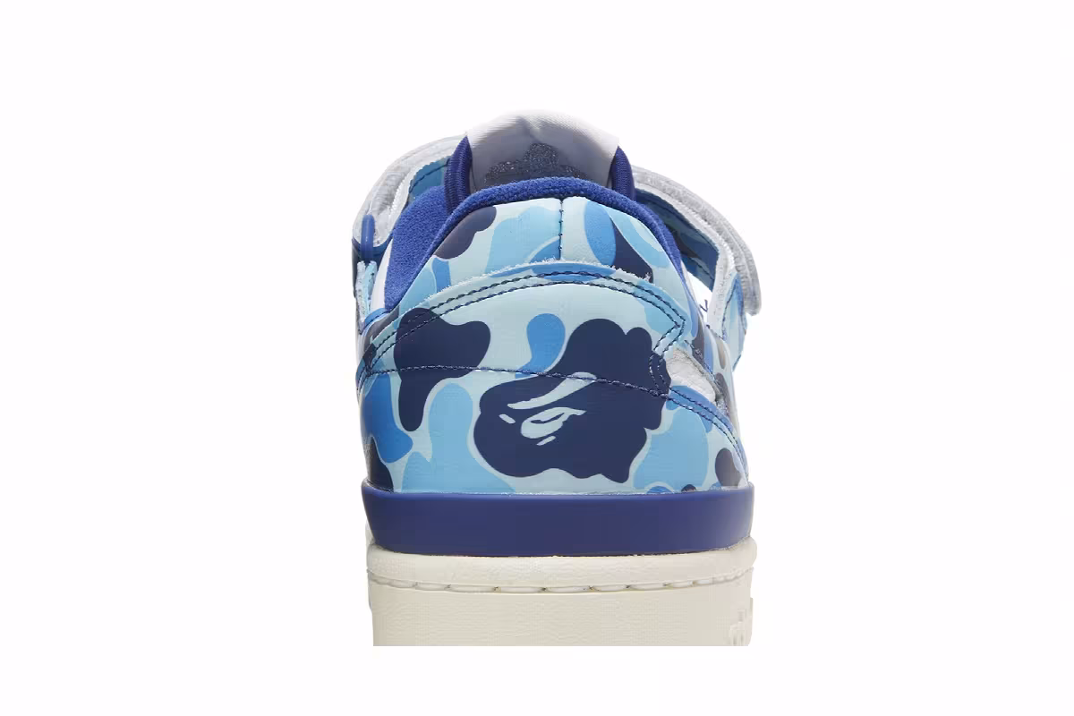 BAPE x adidas Forum Low 84 30th Anniversary - Blue, view 8