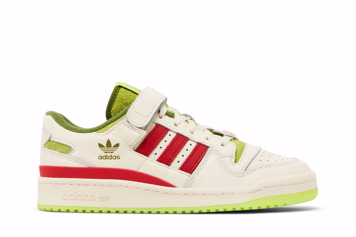 Dr. Seuss x adidas Forum Low The Grinch - Cream White, view 2
