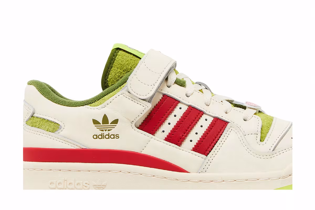 Dr. Seuss x adidas Forum Low The Grinch - Cream White, view 3