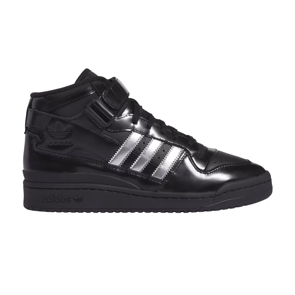 Heitor Da Silva x adidas Forum 84 Mid Black Silver Metallic