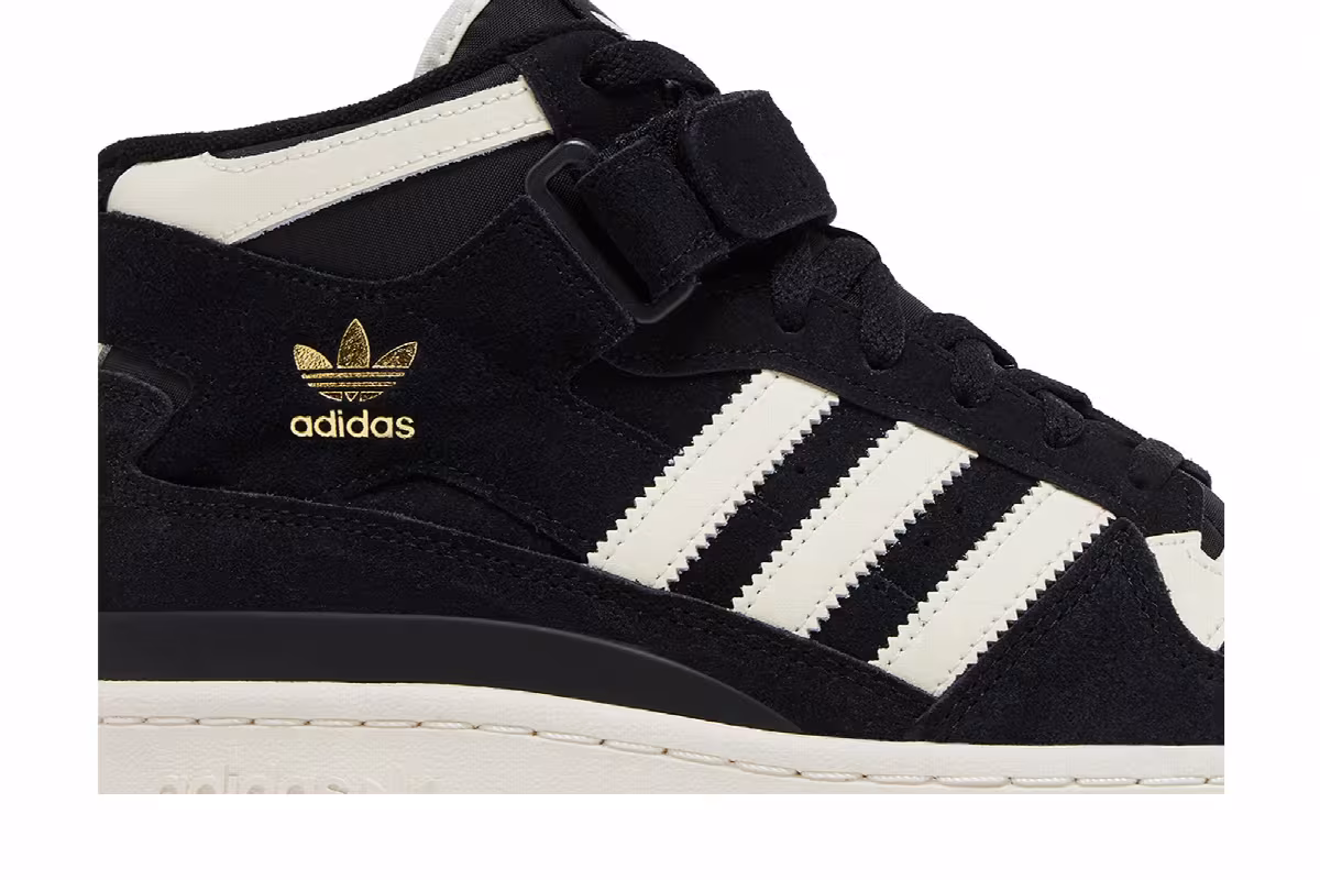 adidas Forum Mid Black Cream Gum, view 3