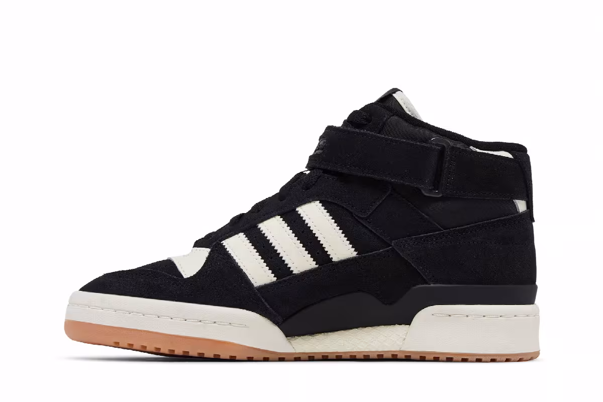 adidas Forum Mid Black Cream Gum, view 4